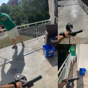 Почистване на тераса